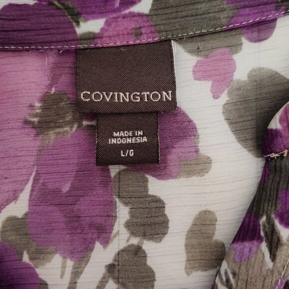 COVINGTON PRINT SHIRT - SZ L - Picture 5 of 6